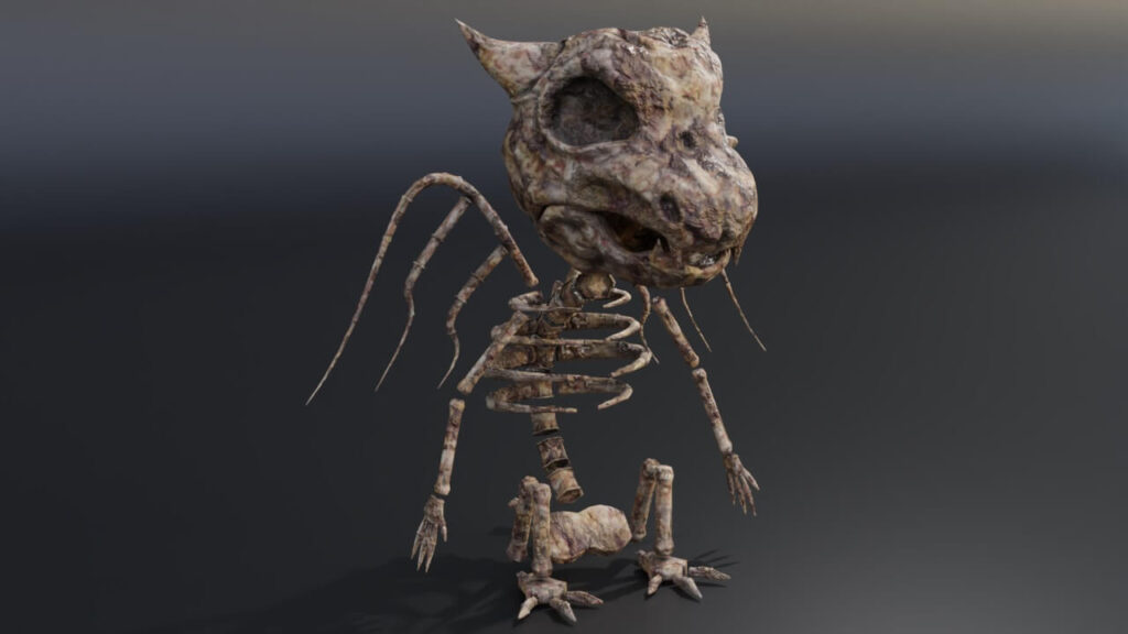Blenderのスカルプト作品:ガーゴイル